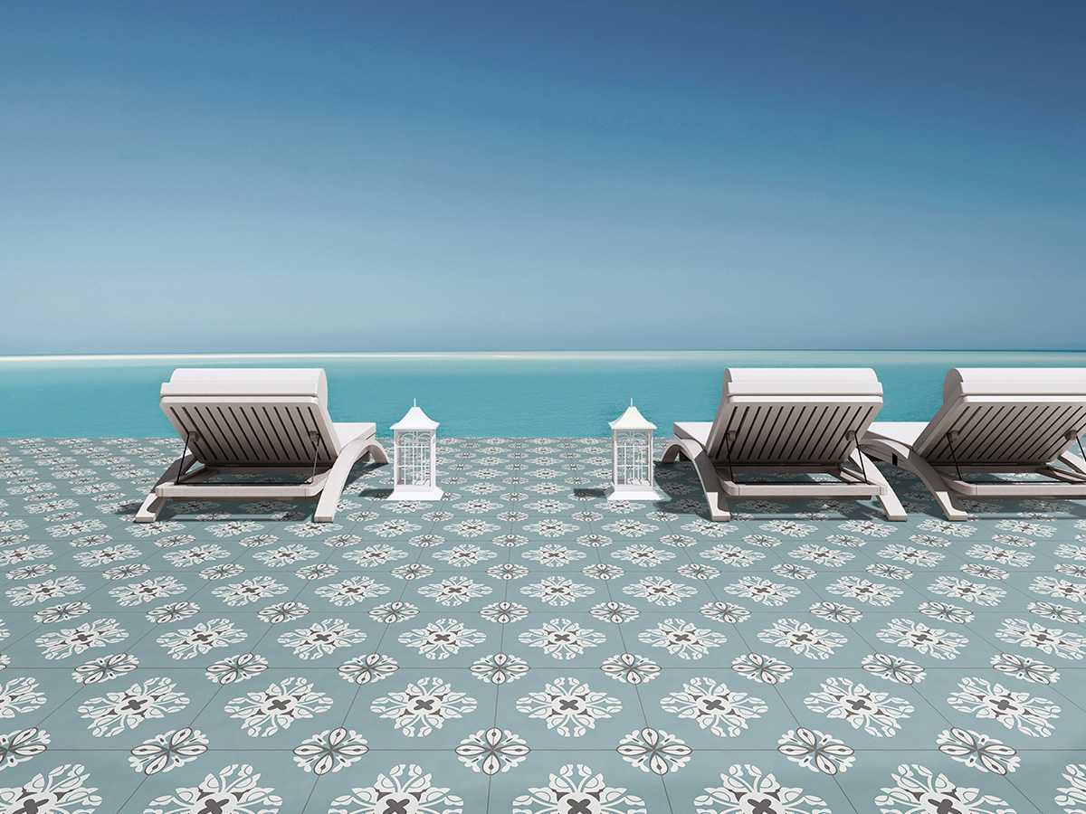 Florid Art Turquoise